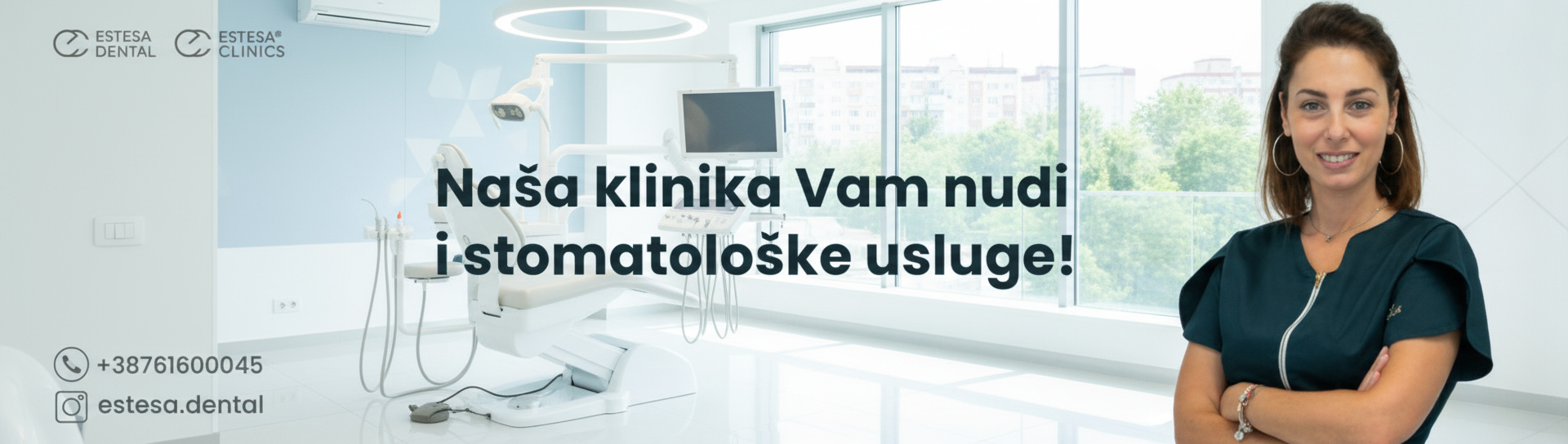 Naša klinika Vam nudi i stomatološke usluge - Estesa Dental